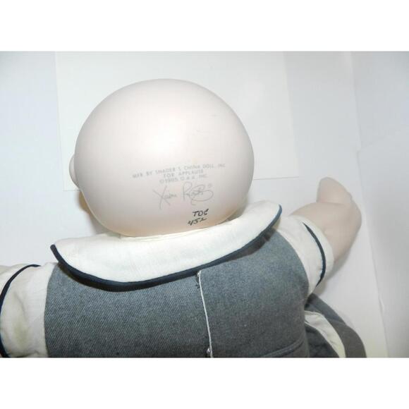 Vintage Cabbage Patch Kids Porcelain Collection Timothy David 1985 Bald Green - Picture 6 of 6